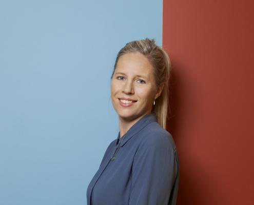 Portret van Martine Benjamins door Willeke Machiels